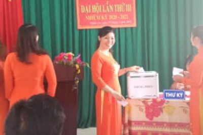 Đại hội chi bộ nhiệm kỳ 2020-2022 thành công tốt đẹp của chi bộ trường