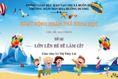 KPKH: Lớn lên bé sẽ làm gì