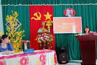 Hội nghị công chức , người lao động năm học 2022-2023. Thành công tốt đep một năm thành công rực rỡ