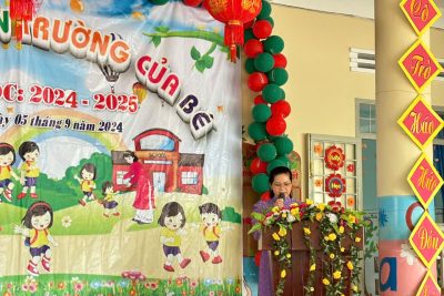 Lễ Khai giảng năm học 2024-2025 của trường mầm non Hoa Hướng Dương